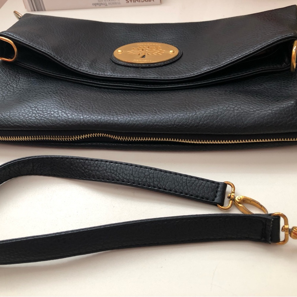 Mulberry EST 1971 black purse bag